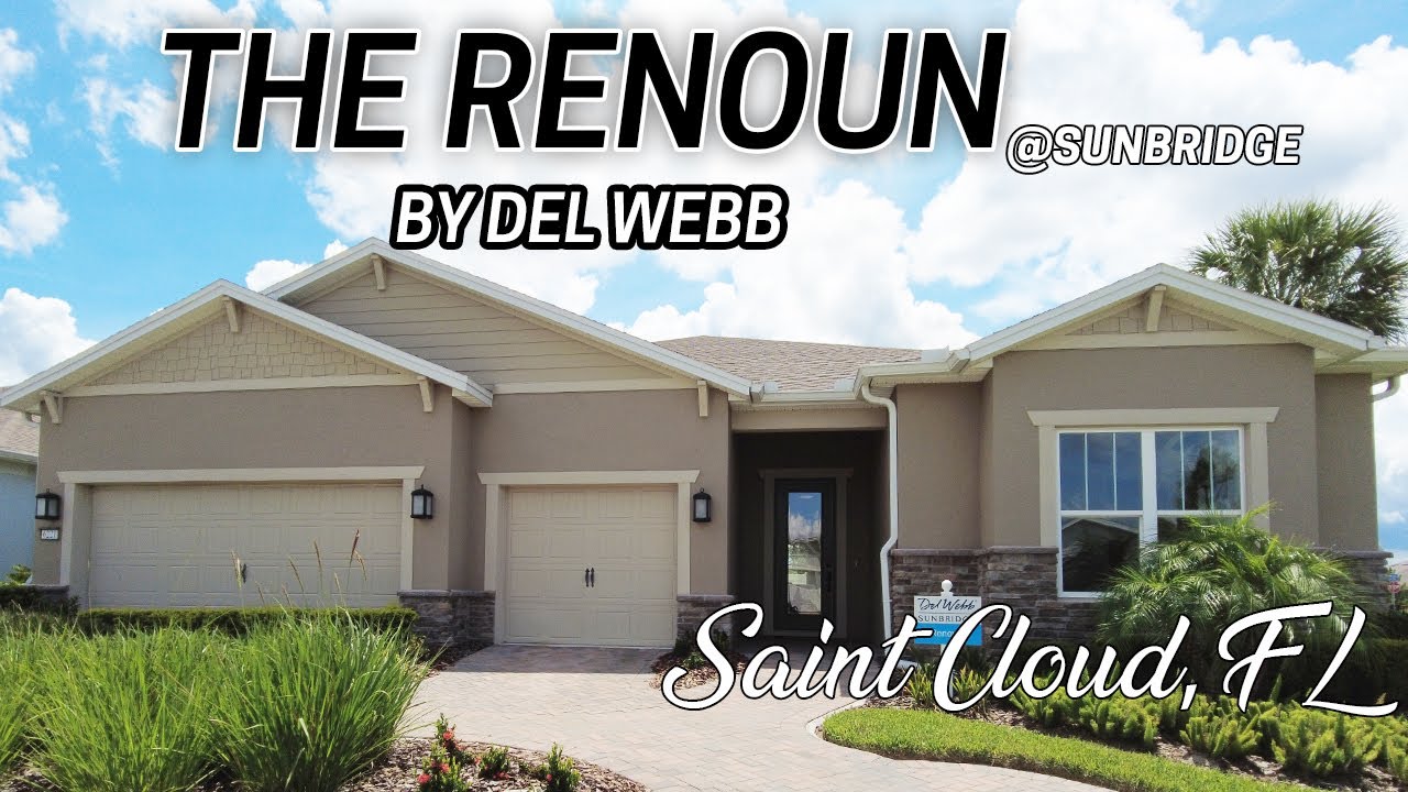 Saint Cloud, FL | Del Webb | Renown Floor Plan | 2,808+ sq ft | Sunbridge #MovingToFlorida