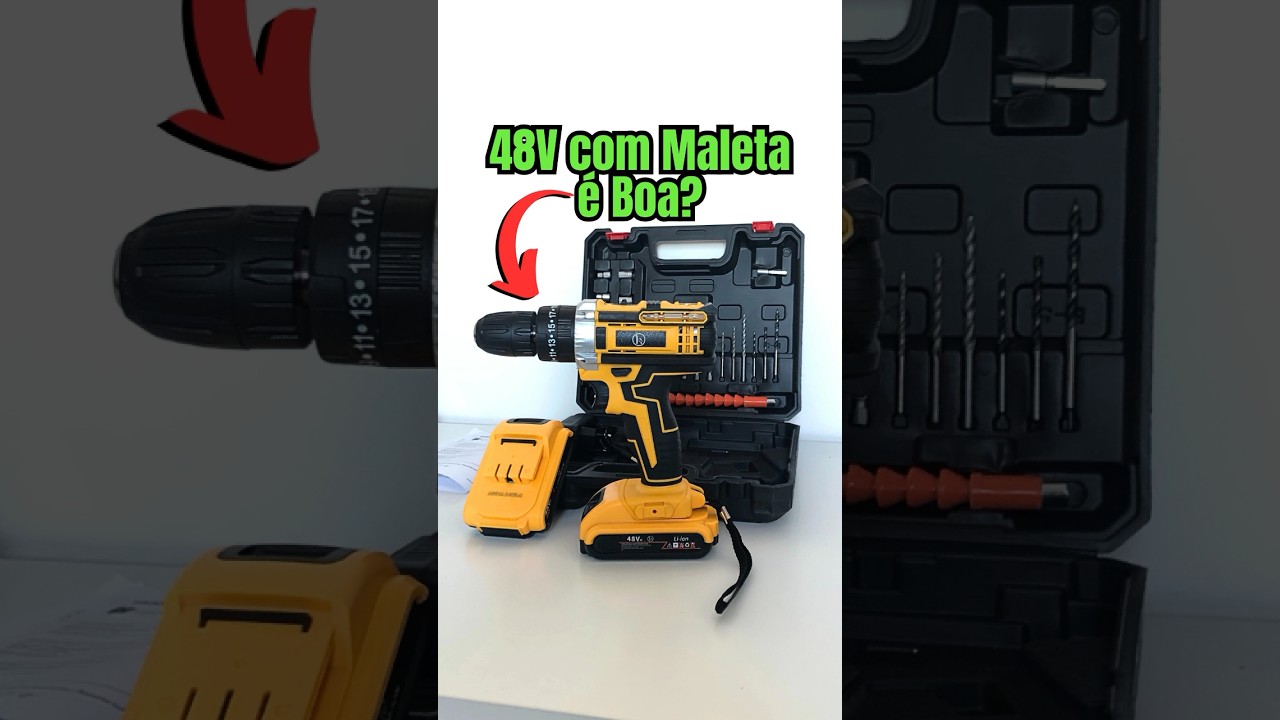 Essa Parafusadeira Chinesa 48V da Shopee Promete ser Boa! Ser&aacute;? 🤔