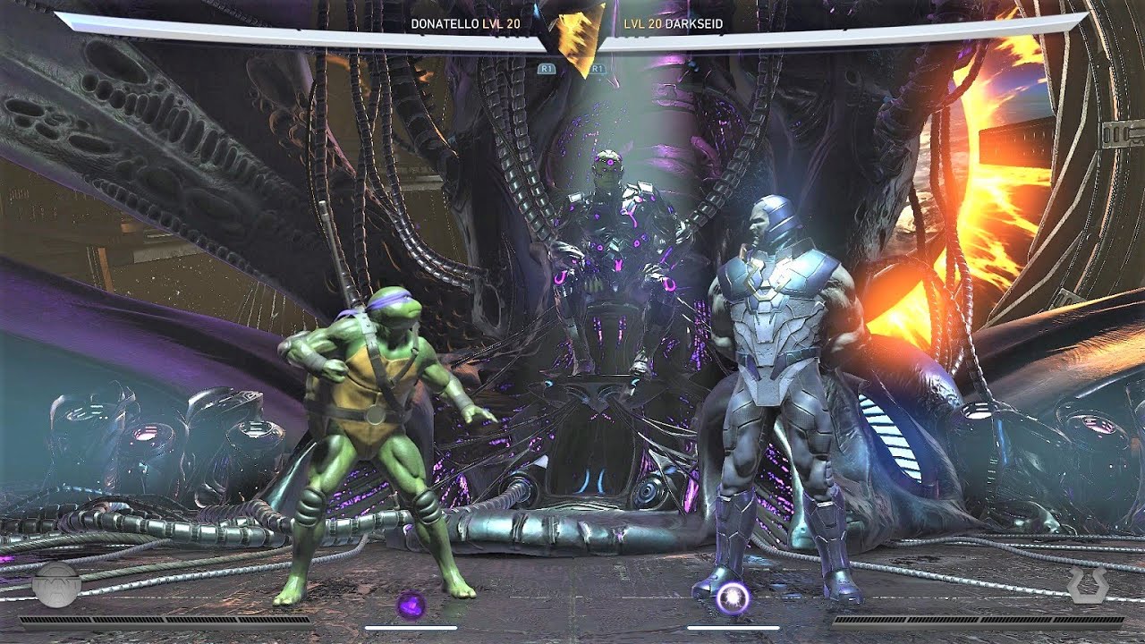 Donatello TMNT vs Darkseid (Hardest AI) - INJUSTICE 2