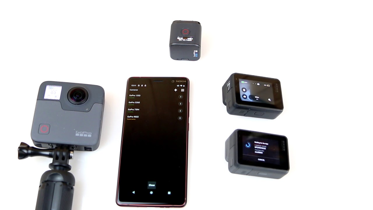 App for Controlling Multipe GoPro Cameras Synchronously with Bluetooth (Android version)