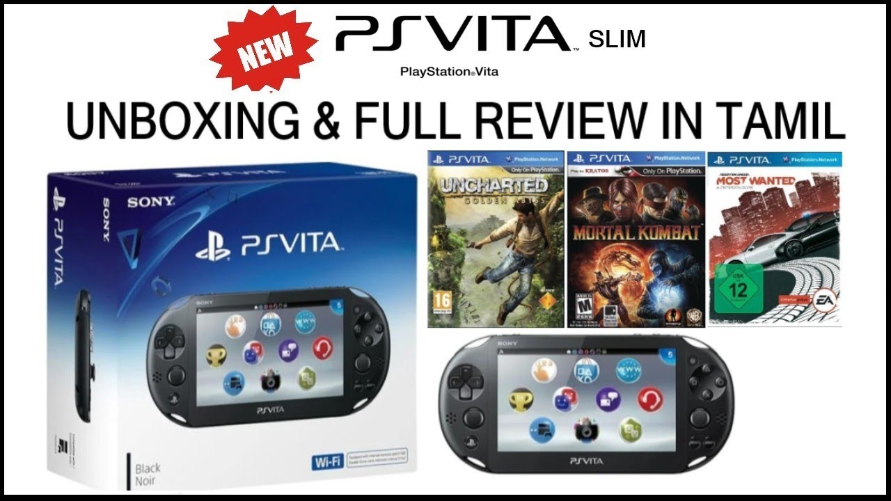 BRAND NEW PSVITA SLIM (2000) UNBOXING FULL REVIEW IN TAMIL