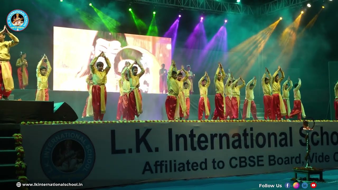 Beautiful Dance Performance By #LKINTS STUDENTS..... #song #ramsiyaram  #annualfunction #2023