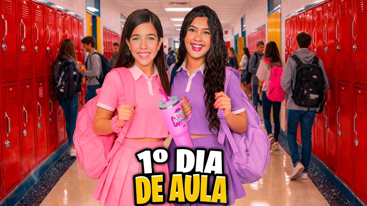 ROTINA DO NOSSO 1º DIA DE AULA *TUDO QUE ACONTECEU NESSE DIA 