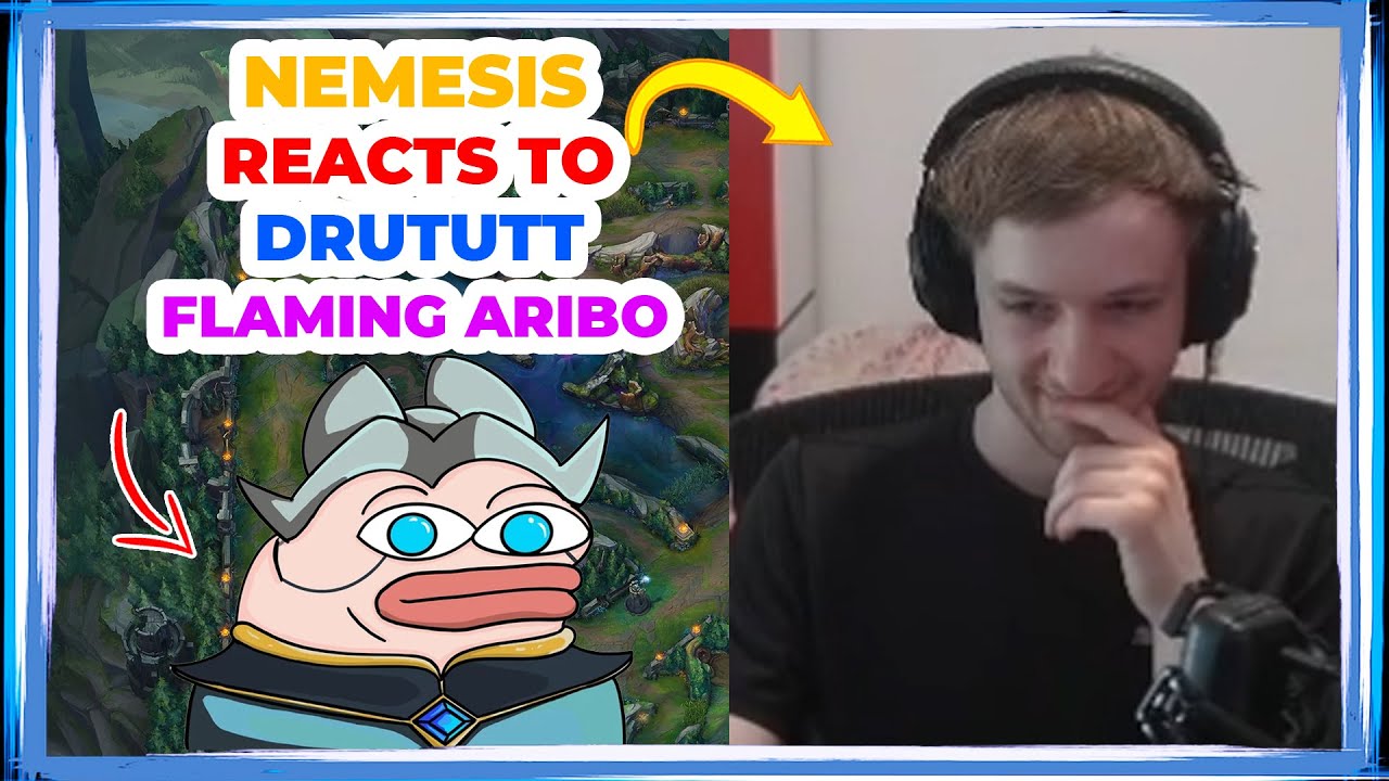 Nemesis Reacts to DRUTUTT FLAMING ARIBO 👀