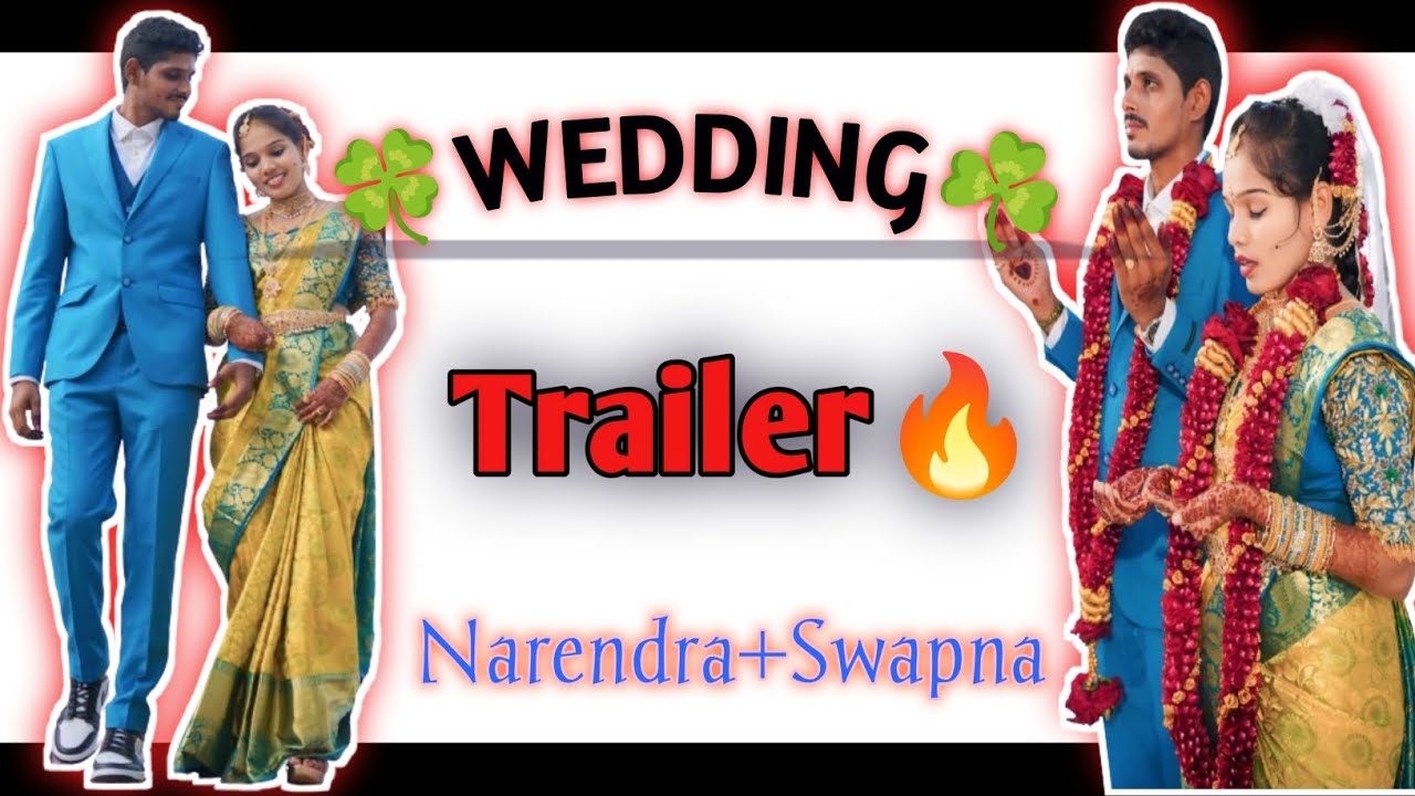 మా Wedding Trailer వచ్చేసింది చూసెయ్యండి😍 | Wedding | Trailer | Catholic Church | Narendra & Swapna