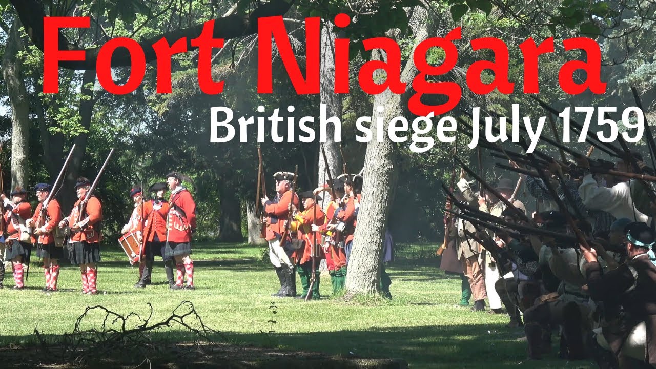 The British siege of Fort Niagara in July 1759