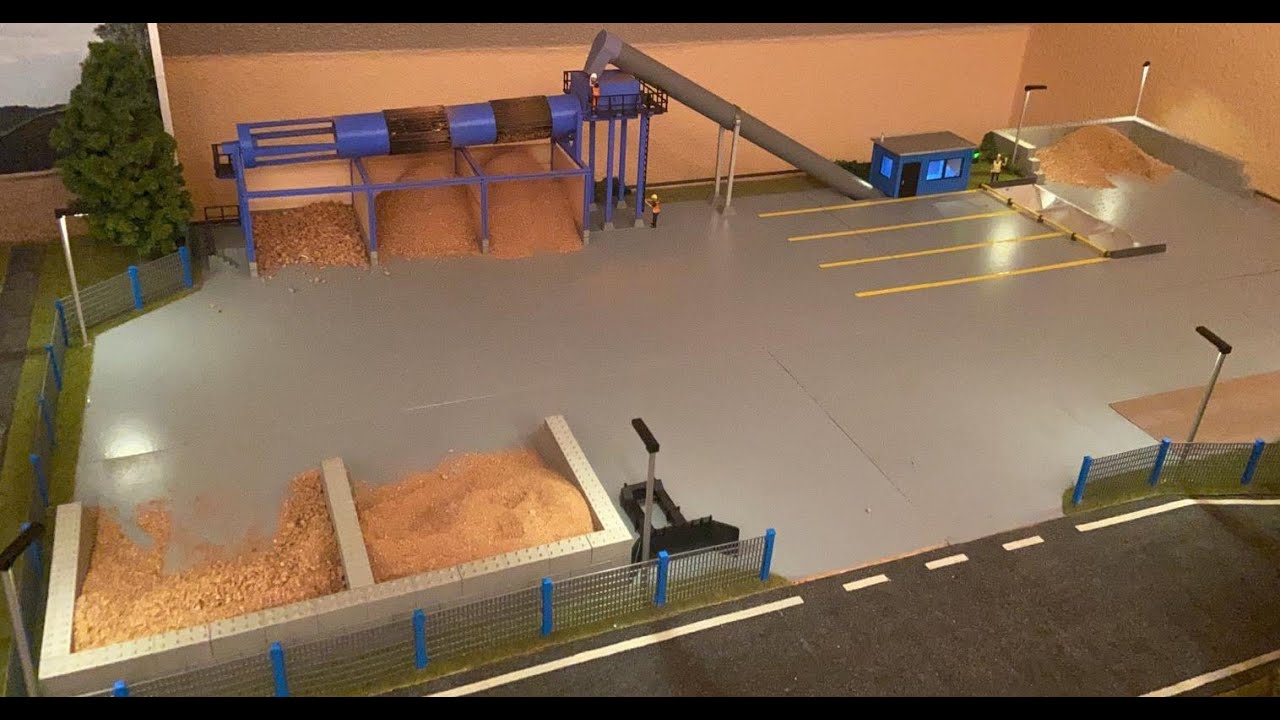 Diorama Teil 2 Siebanlage