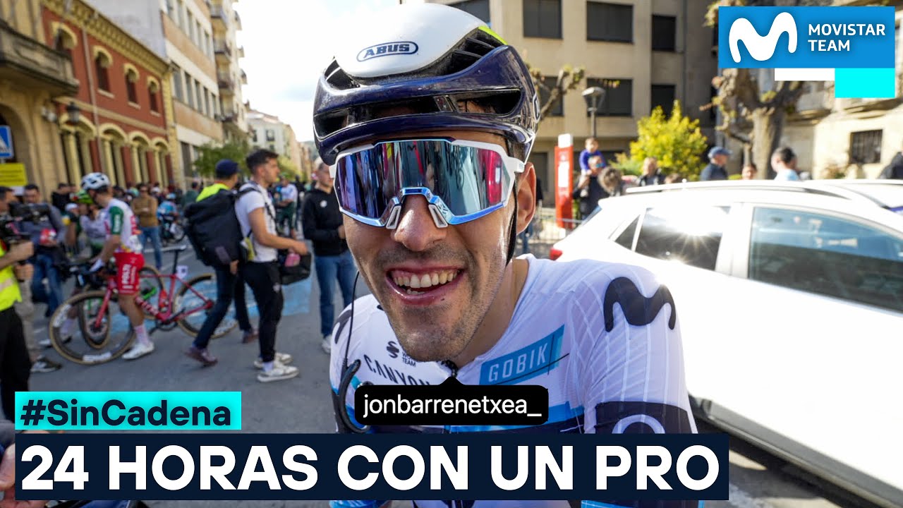 24 HORAS con un CICLISTA PROFESIONAL en CARRERA con JON BARRENETXEA