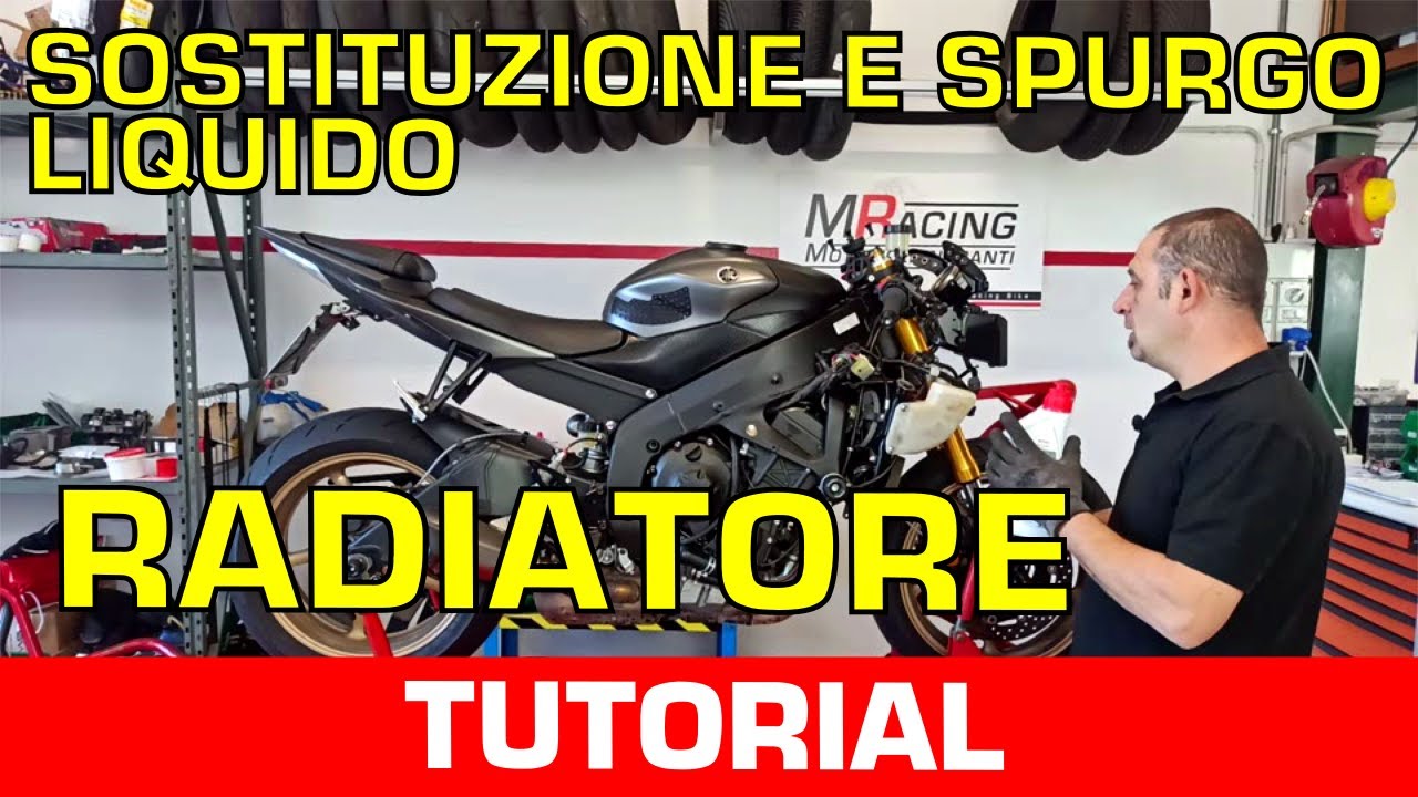 LIQUIDO RADIATORE MOTO Sostituzione e spurgo impianto