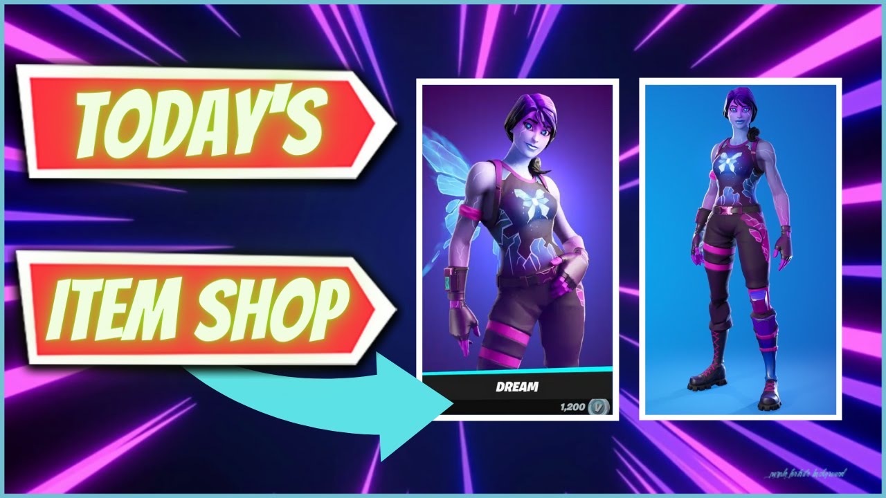 Today’s *NEW* Fortnite item shop *DREAM* (17th September 21)