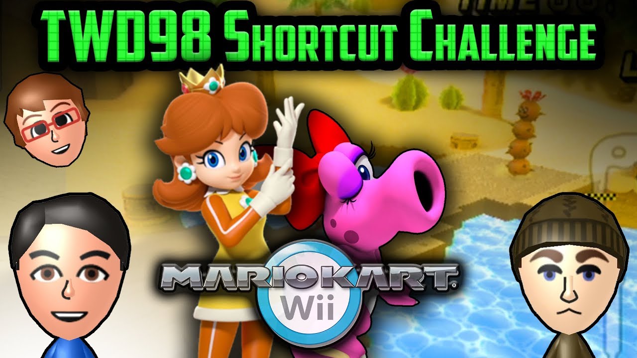Mario Kart Wii Shortcuts - Colton vs Matt (TWD98 Shortcut Challenge: Basic)