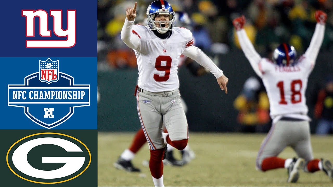 Giants vs Packers 2007 NFC Championship