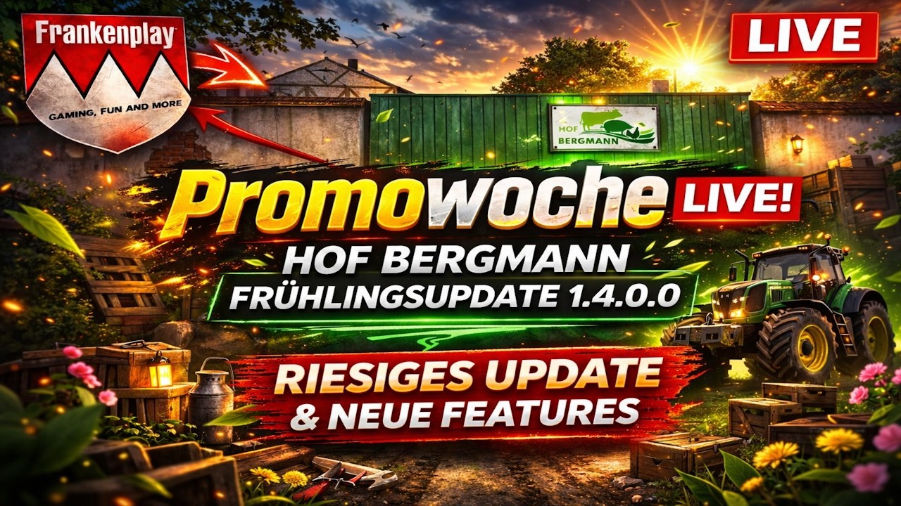 🌿Frühstücks TV🌿🌼 Hof Bergmann Promowoche – Frühlingsupdate 1.4.0.0 First Look🌿 !brixies !gportel