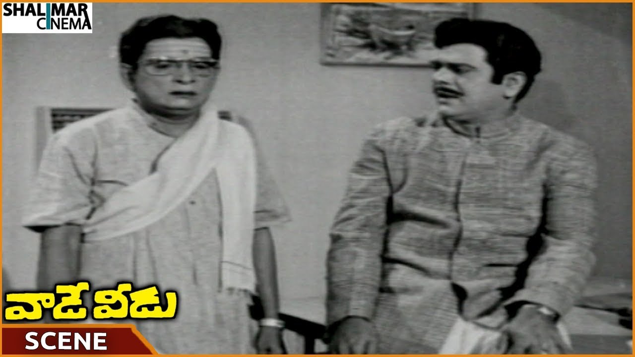 Vaade Veedu Movie || Ramalingaiah Informs Pandari Bai Don't Need Adopted Son || NTR ||Shalimarcinema