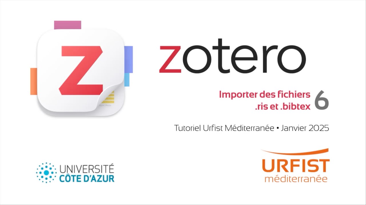 06 -  Zotero -  Importer des fichiers au format .ris ou .bibtex