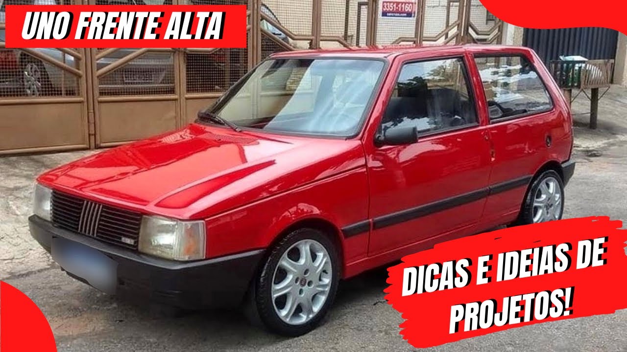 FIZ UMAS IDEIAS PRA UNO FRENTE ALTA! FIAT UNO CS / UNO-S
