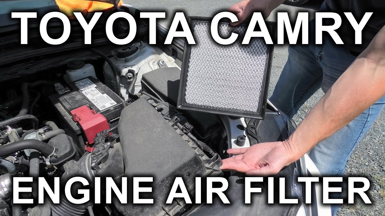 Toyota Camry (2018-2025): Engine Air Filter Replacement.