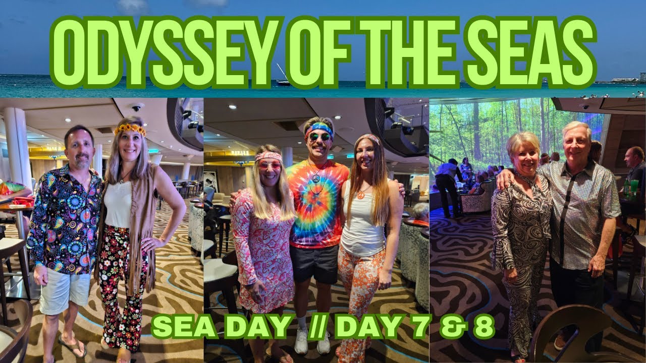 ODYSSEY OF THE SEAS // 70's Party & Pool Festivities