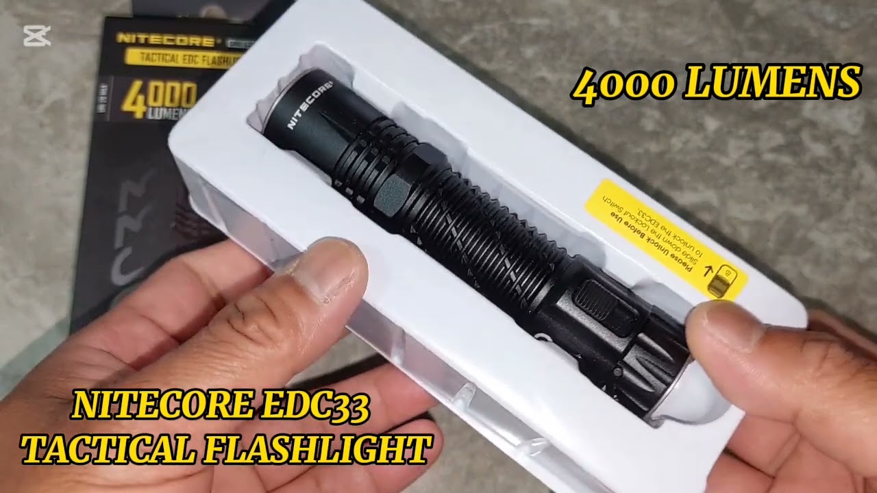 NITECORE EDC33 TACTICAL EDC FLASHLIGHT 4000 LUMENS