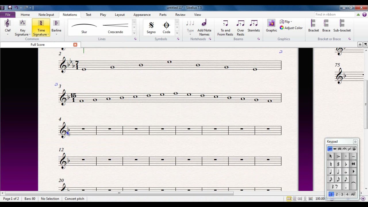 Sibelius 7.5 Tutorial Series  - Create your own worksheets using Advanced Layout features