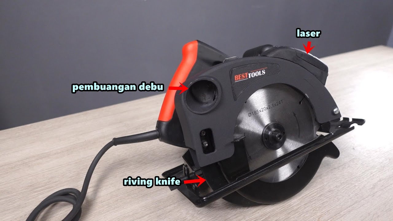 nah.. ini dia circular saw 500ribuan yg fiturnya paling lengkap!! - Besttools BST-6300ID