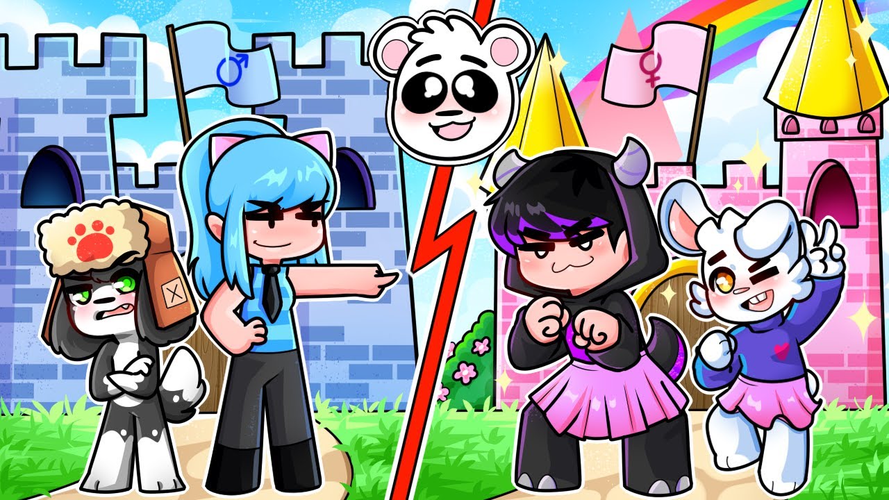 ¡¡RETO de CHICAS vs CHICOS!! 😱🤣  LA MEJOR CONSTRUCCION de MINECRAFT con FRANCISCOGAMES y SrtaCatana
