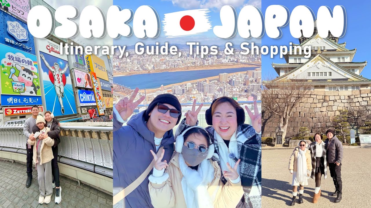 Japan Vlog: Osaka Travel Guide, Tips & Shopping | Family Itinerary + Expenses | Team Ogad Vlogs