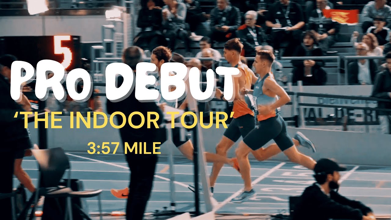 My First Professional Race - 3:57 MILE | The Indoor Tour #1