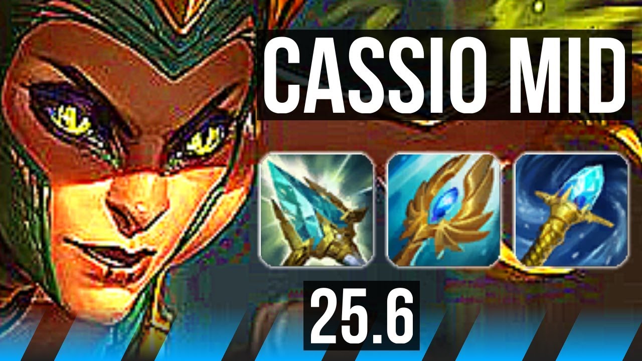 CASSIOPEIA vs VLADIMIR (MID) | Rank 2 Cassio, 500+ games | EUW Challenger | 25.6