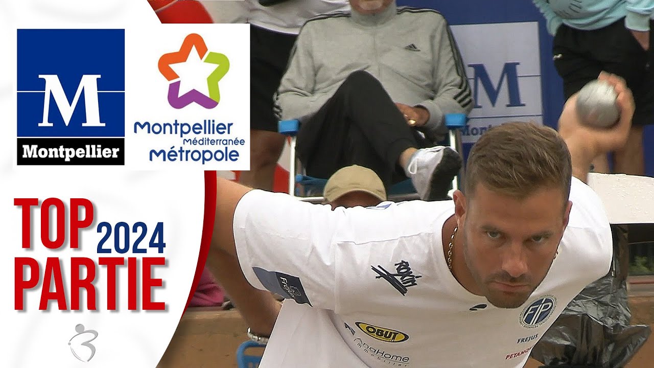 TOP 👍 Quart ROCHER vs PRUD’HOMME : International triplette à pétanque Montpellier 3M 2024