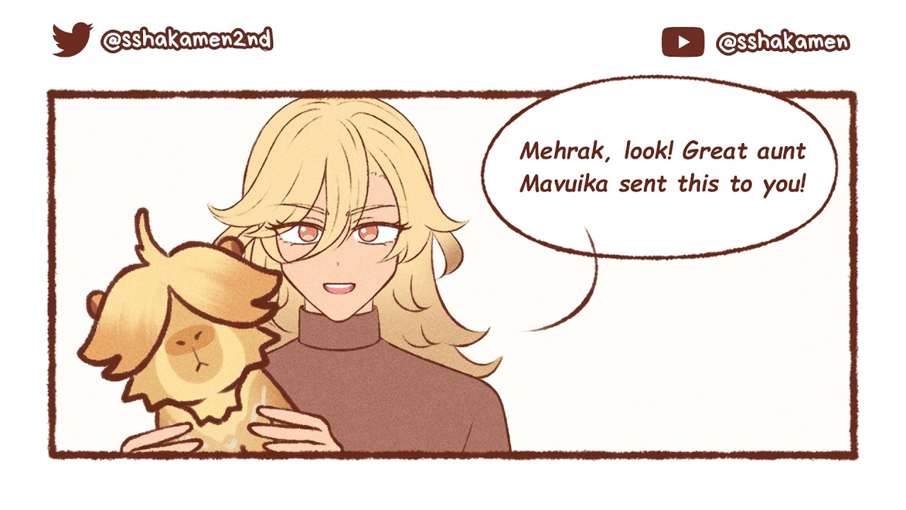 mehrak and mr.capi - lost kid part 8 [GENSHIN IMPACT - COMIC MEME]