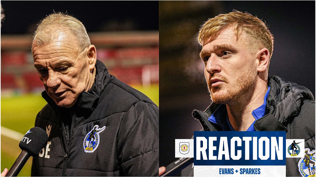 "We should have gone on to win" | Steve Evans and Jack Sparkes | Post Match Reaction