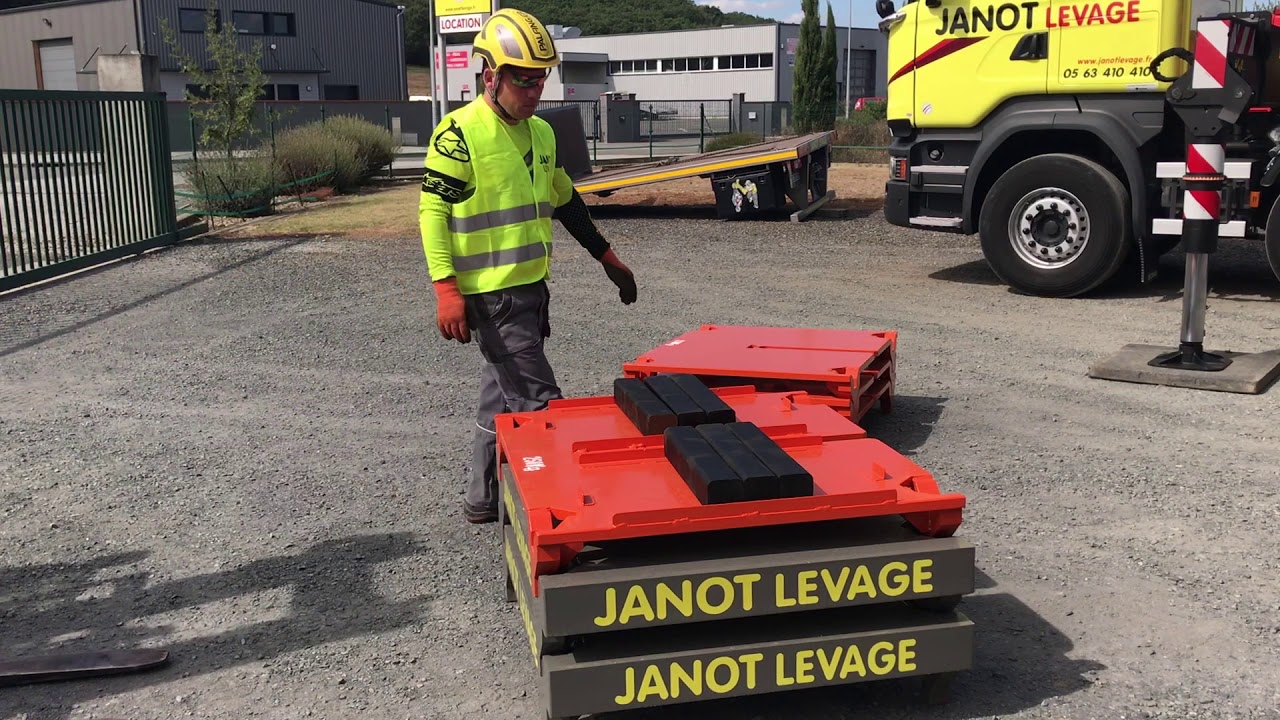 Janot levage location de masses pour essais en charges