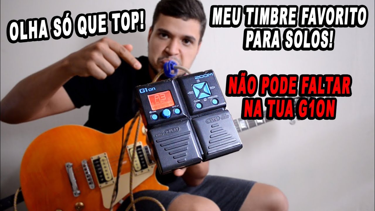 ZOOM G1ON | Meu Patch de Solo Favorito | Esse &eacute; muito TOP!
