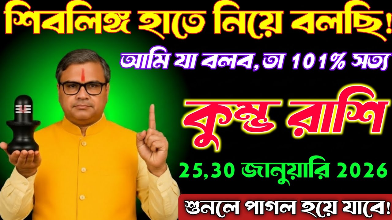 কুম্ভ রাশি♒ 25-31 সেপ্টেম্বর 2026 😱 শিবলিঙ্গ হাতে নিয়ে বলছি—যা বলব 101% সত্য! Kumbh Rashi