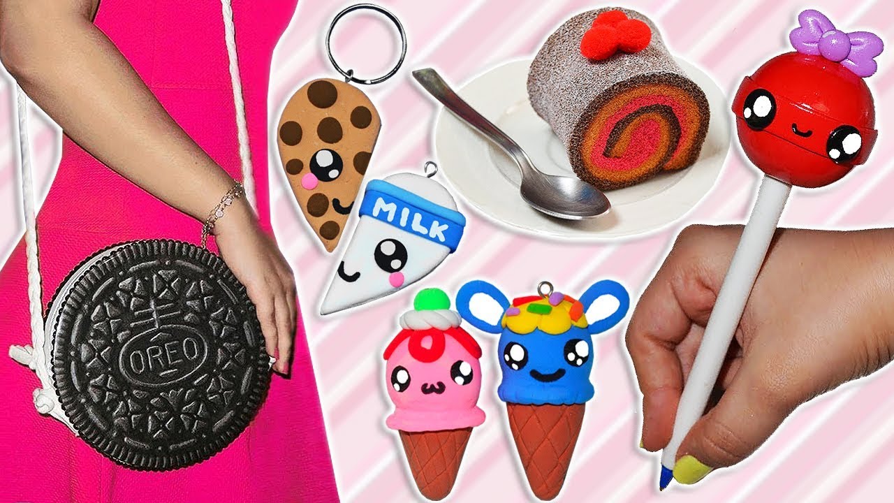 🍦🍩5 DIYS DULCES - Manualidades Fáciles que te harán decir ¡¡WOW!! 🍭🍪