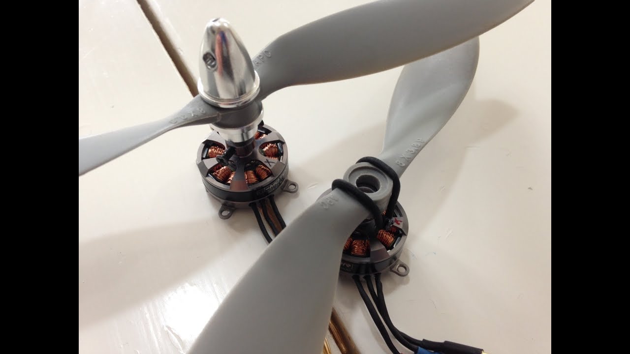 Brushless outrunner motor upgrade from prop saver to prop adaptor