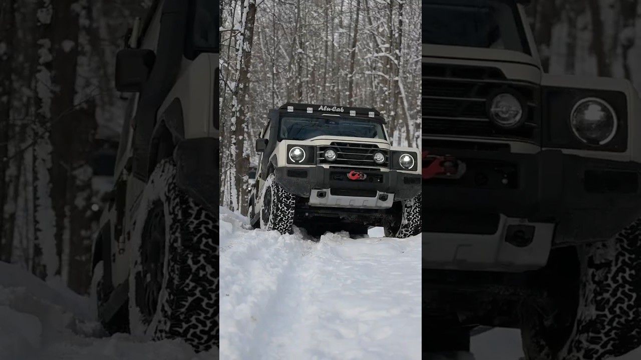 INEOS Grenadier takes on the snow! #offroad #automobile #ineos #outdoors  #snow