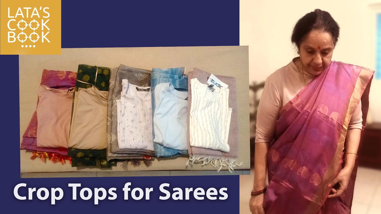 Crop Top for Sarees -  பட்ஜெட்டில் ப்ளௌஸ்