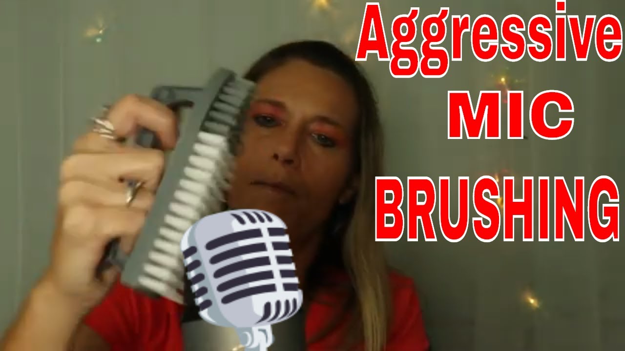 ASMR | Fast and Aggressive Mic Brushing and Scratching, Mouth Sounds 💖
