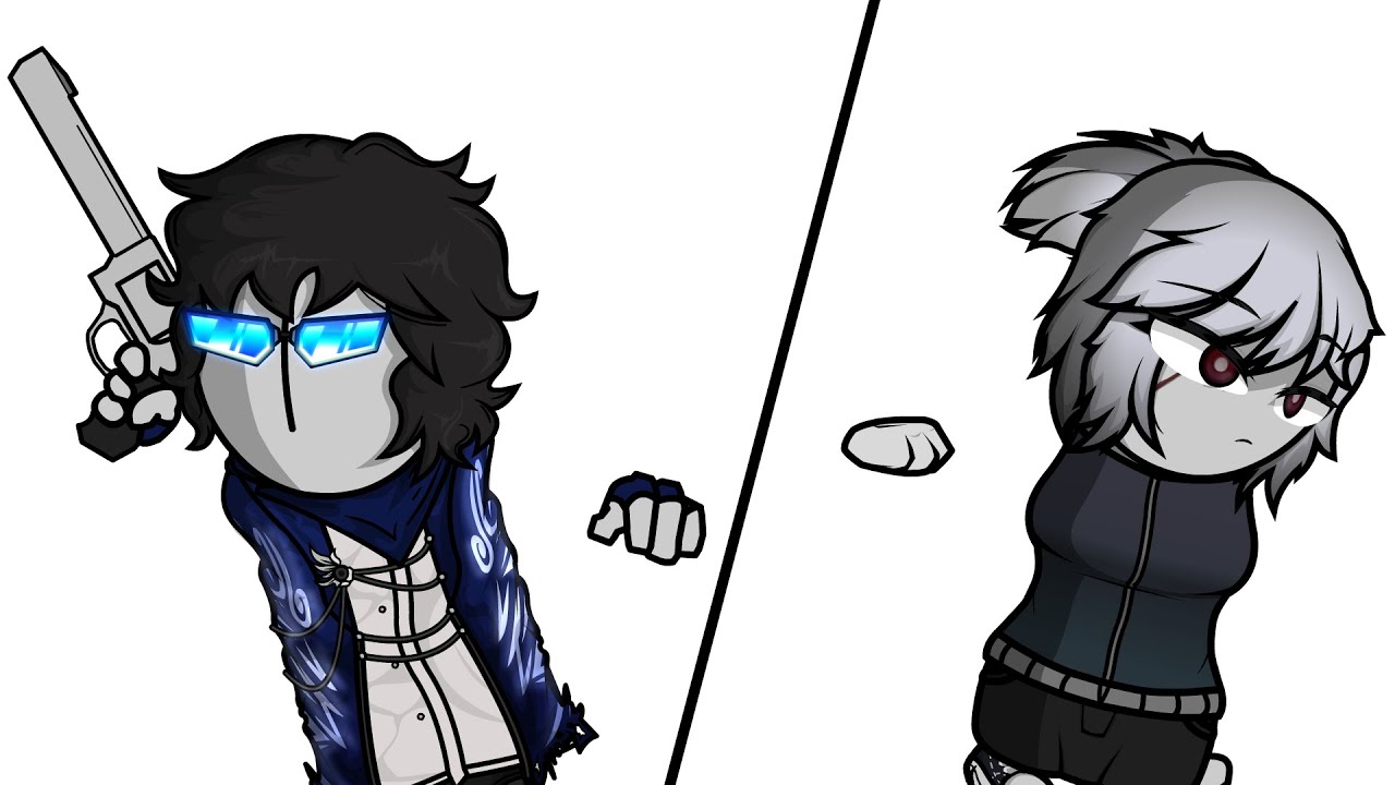 Acid-Sama vs Zapchon animator duel