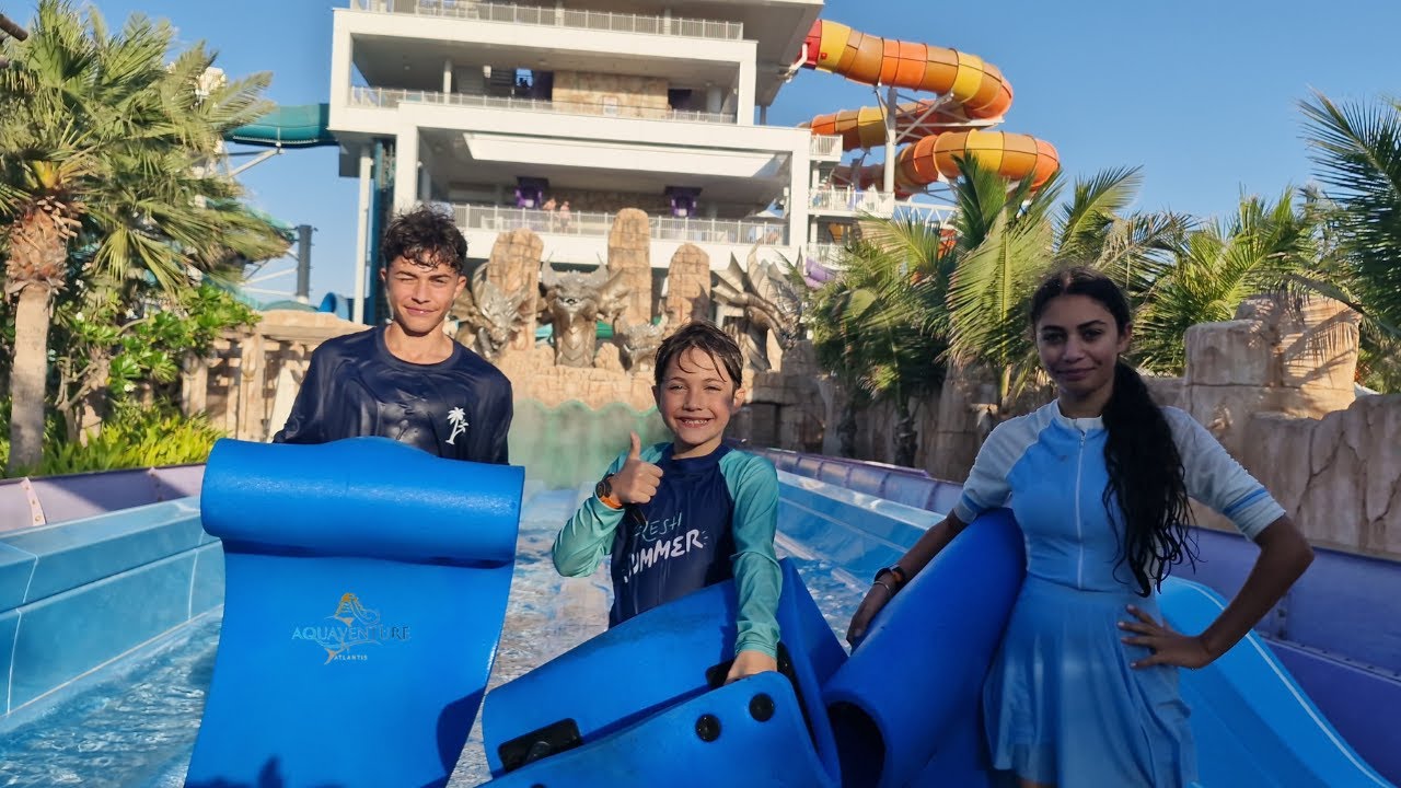 Family fun day at Dubai Aquaventure Waterpark