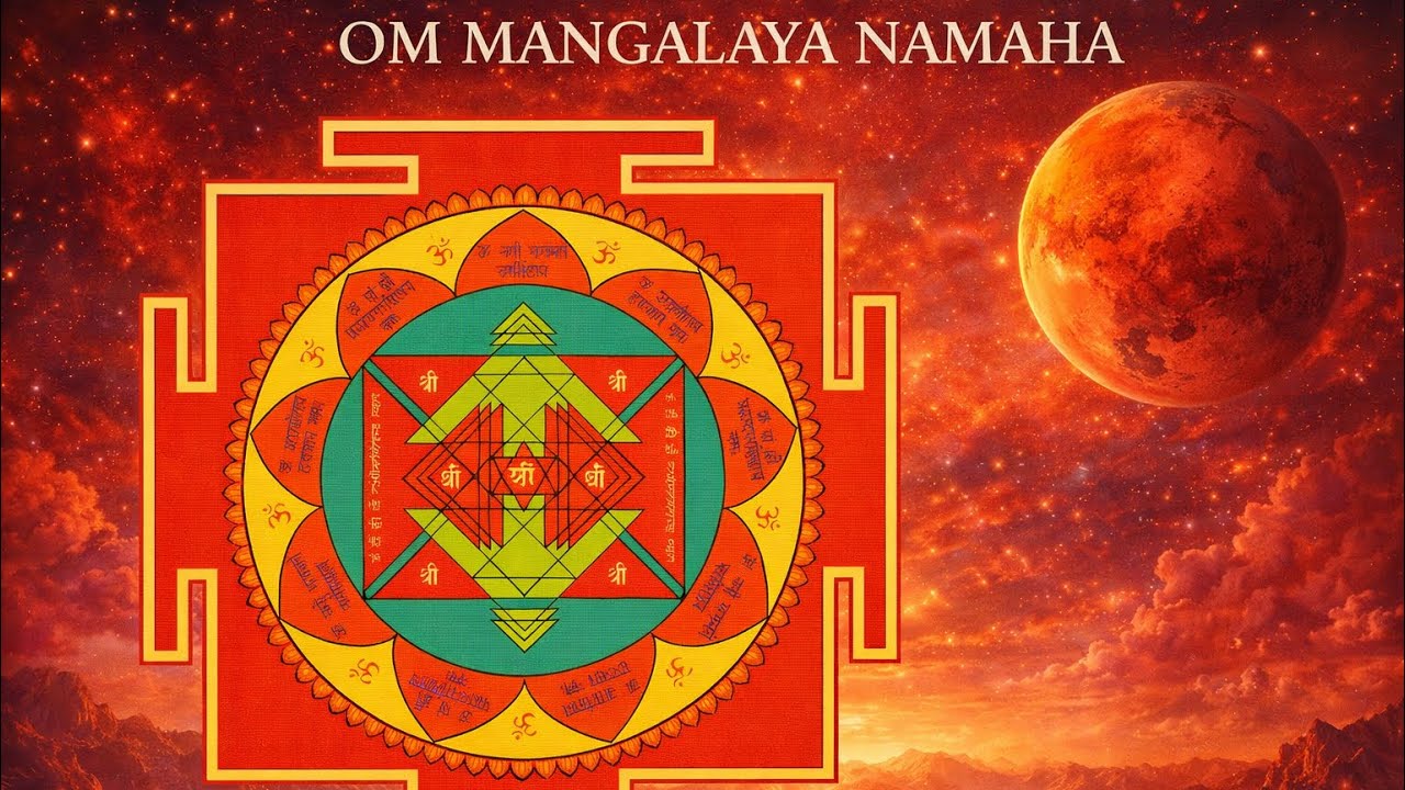 Мантра МАРСА 108 раз. Mars Mantra 108 times. Om Mangalaya Namaha