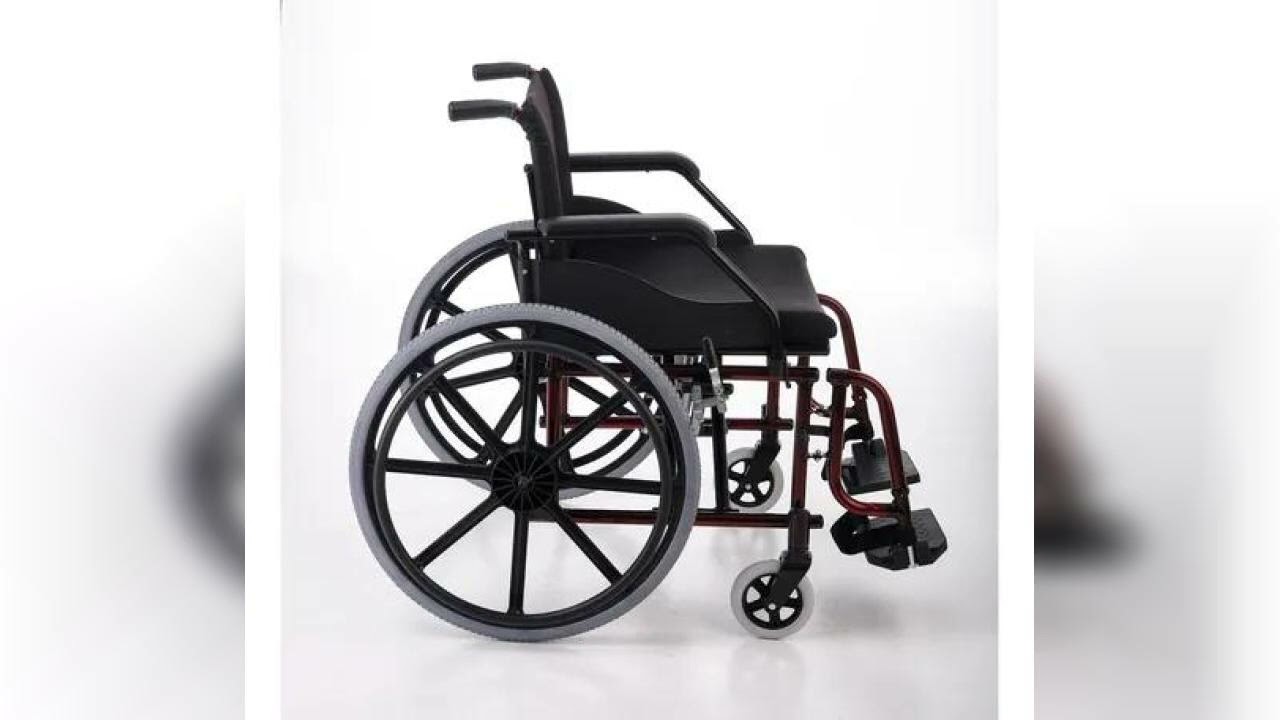 Resenha: Cadeira De Rodas Elite Plus Obeso Capacidade 130kg - Prolife Cor Vermelho