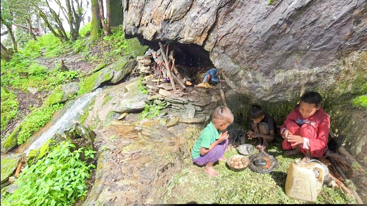 Real Nepali Mountain Village Life During the Rain | Daily Activities of Rural People in Nepal 