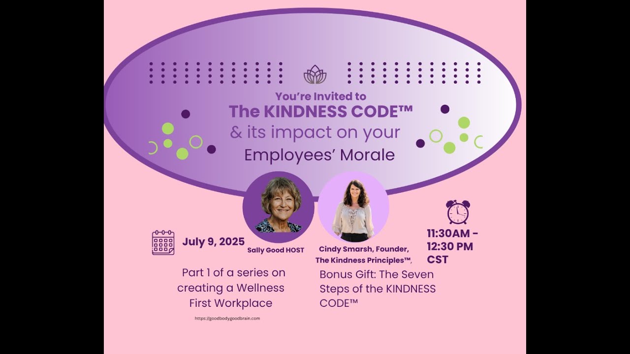 # 001 The KINDNESS Code™ and its Impact on Your Employee Morale with Cindy Smarsh CEO/Founder