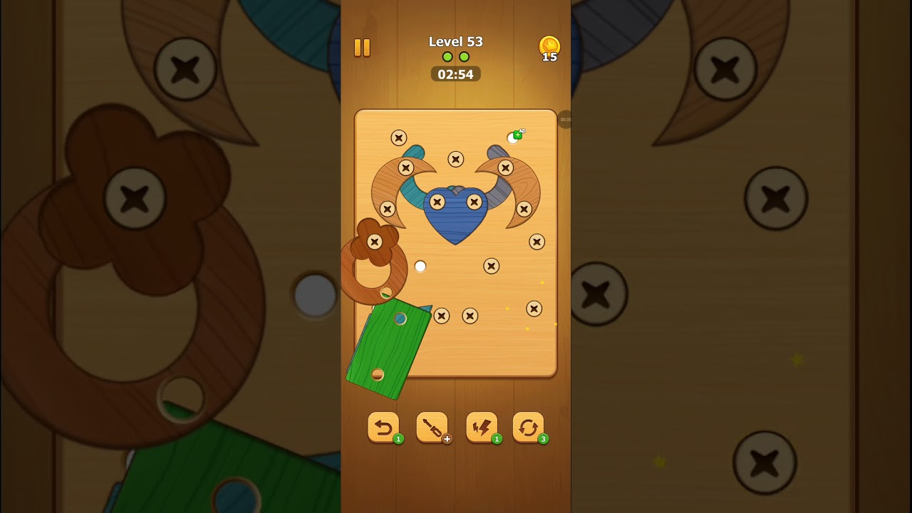 🔥Wood Nuts bolts🔥LEVEL 53...