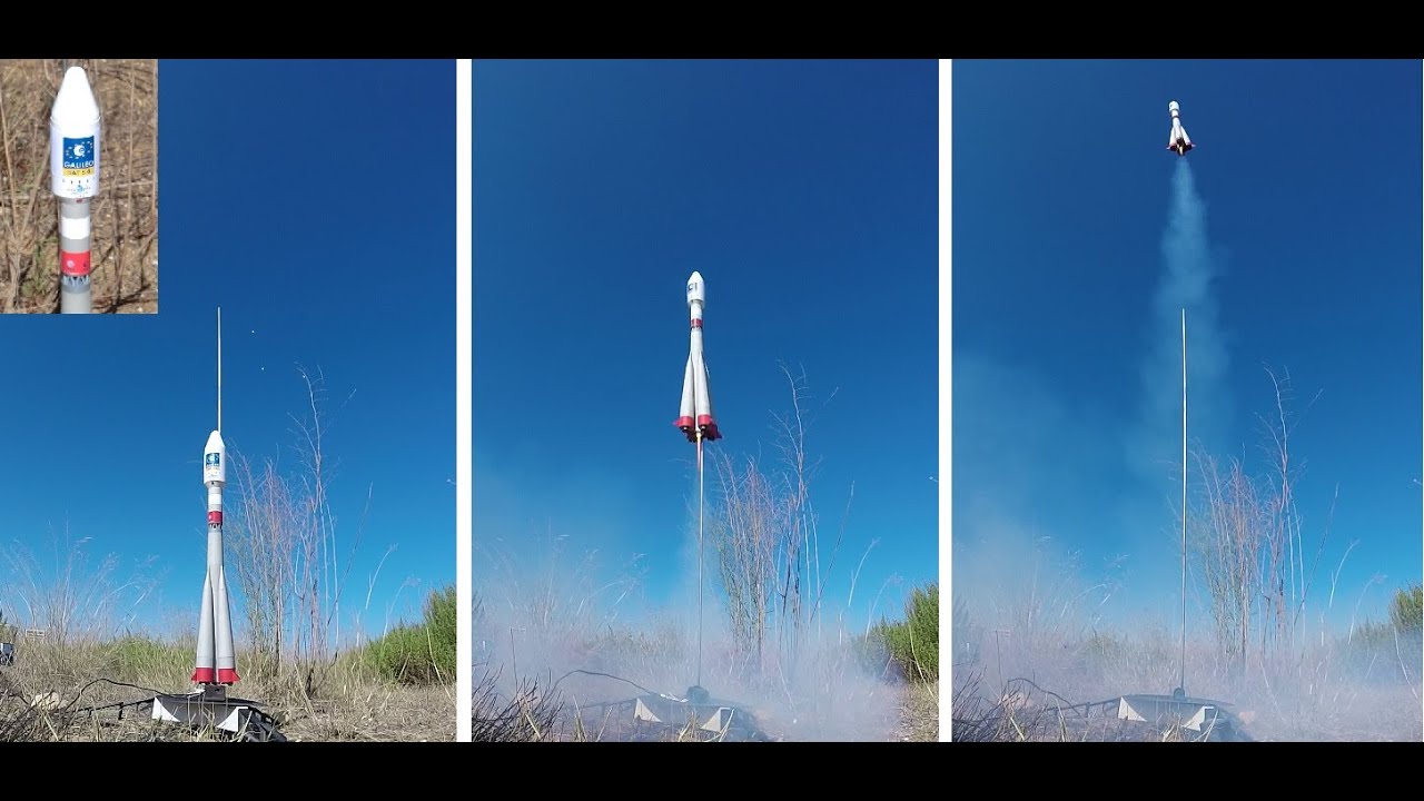 Soyuz-Fregat launch in Galileo 5&6 launch configuration - in 1:72 scale HD