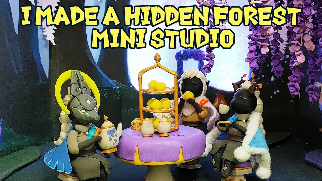 Setting up the Hidden Forest social space mini studio