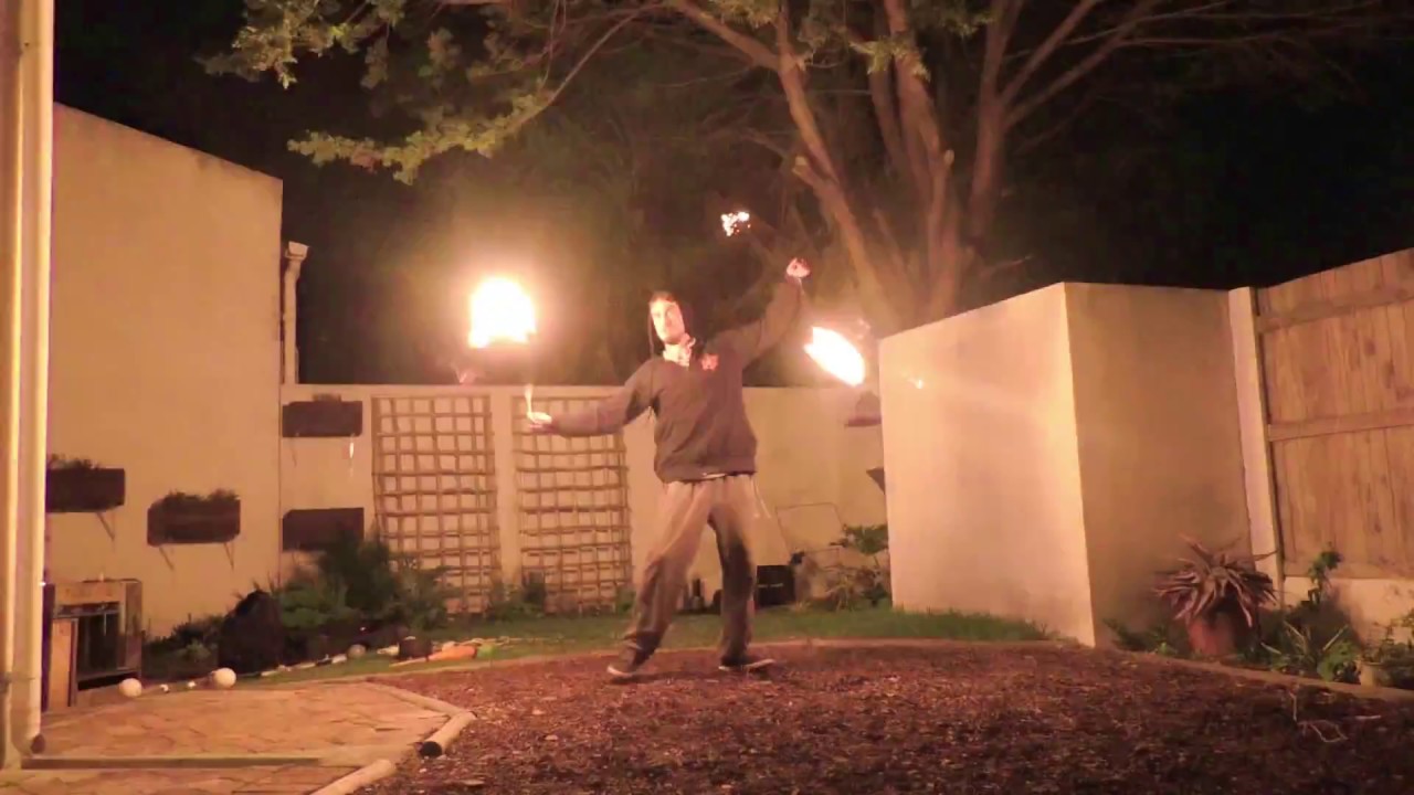 Fire Poi Tribute to Chester Bennington (What I've Done)